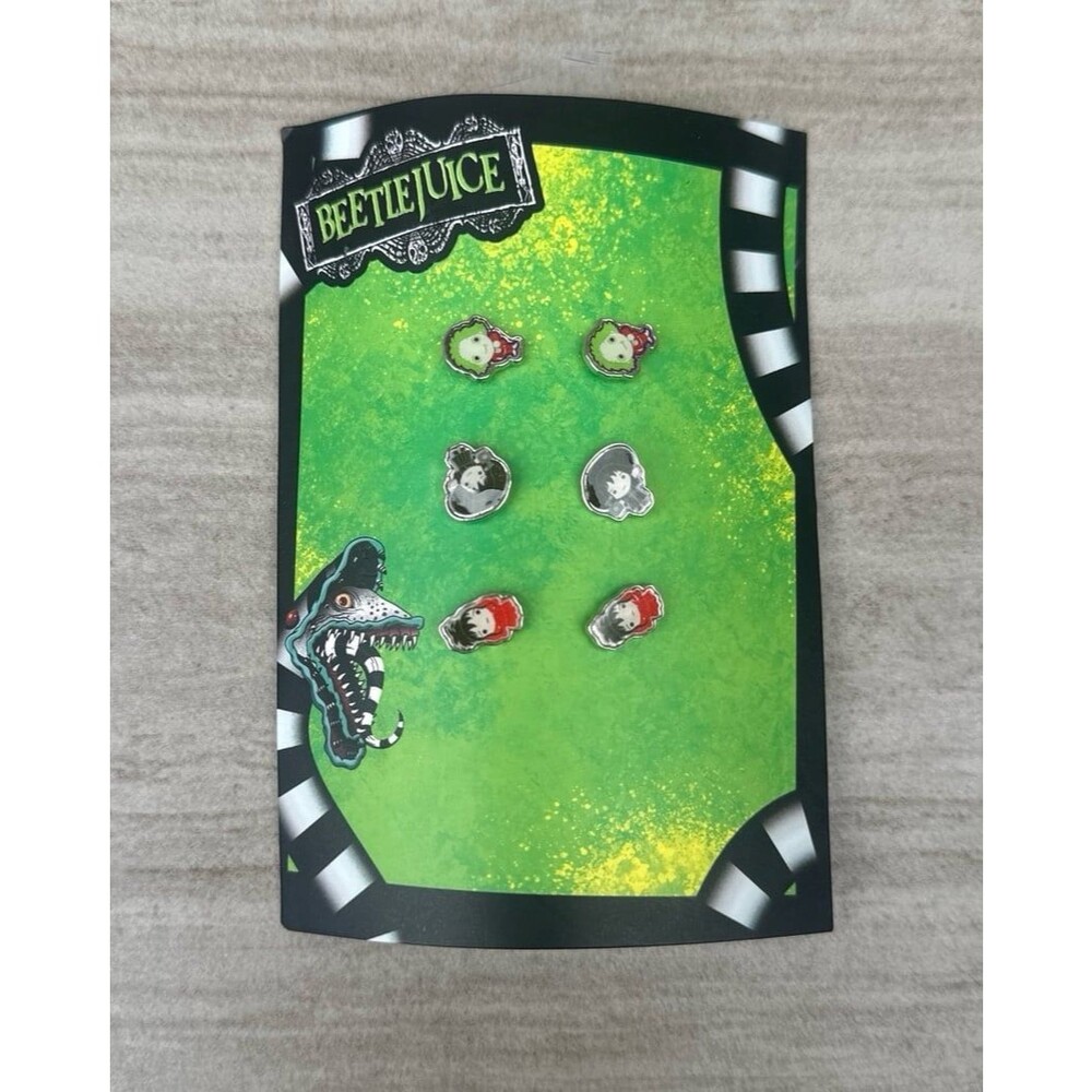 *Deal* New Beetlejuice Earring 3 pack from Kohls NWT